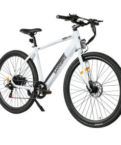 Samebike XWP10 Electric Bike 700*45C KENDA Tires 350W Motor 32Km/h Max Speed 36V 10.4Ah Battery For 40-80KM Range Dual Disc Brakes Shimano 7-Speed Gear App Control - White 3 Samebike XWP10 Electric Bike 700*45C KENDA Tires 350W Motor 32Km/h Max Speed 36V 10.4Ah Battery For 40-80KM Range Dual Disc Brakes Shimano 7-Speed Gear App Control - White -rockbros-shop Samebike XWP10 Electric Bike White 518890 1