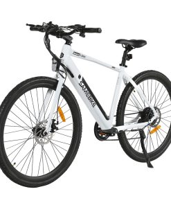 Samebike XWP10 Electric Bike 700*45C KENDA Tires 350W Motor 32Km/h Max Speed 36V 10.4Ah Battery For 40-80KM Range Dual Disc Brakes Shimano 7-Speed Gear App Control - White 5 Samebike XWP10 Electric Bike 700*45C KENDA Tires 350W Motor 32Km/h Max Speed 36V 10.4Ah Battery For 40-80KM Range Dual Disc Brakes Shimano 7-Speed Gear App Control - White -rockbros-shop Samebike XWP10 Electric Bike White 518890 3