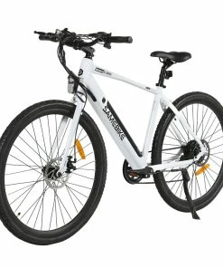 Samebike XWP10 Electric Bike 700*45C KENDA Tires 350W Motor 32Km/h Max Speed 36V 10.4Ah Battery For 40-80KM Range Dual Disc Brakes Shimano 7-Speed Gear App Control - White 9 Samebike XWP10 Electric Bike 700*45C KENDA Tires 350W Motor 32Km/h Max Speed 36V 10.4Ah Battery For 40-80KM Range Dual Disc Brakes Shimano 7-Speed Gear App Control - White -rockbros-shop Samebike XWP10 Electric Bike White 518890 3