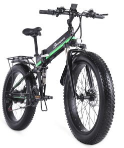 Shengmilo MX01 26 Inches Fat Tire Electric Bike 12 Magnetic Booster Bicycle 1000W 7-Speed Shimano For Snow Mountain 5 Shengmilo MX01 26 Inches Fat Tire Electric Bike 12 Magnetic Booster Bicycle 1000W 7-Speed Shimano For Snow Mountain -rockbros-shop Shengmilo MX01 E bike Magneto Booster Bicycle Black Green 498309 3