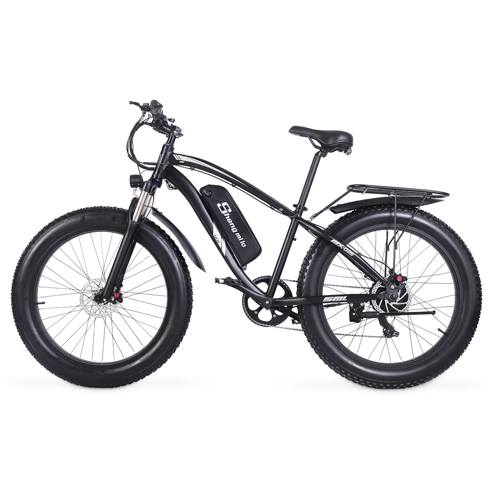 Shengmilo MX02S 1000W 48V 17Ah 26'' E-bike 40km/h Max Speed 40-50km Mileage Range 150kg Max Load - Black 4 Shengmilo MX02S 1000W 48V 17Ah 26'' E-bike 40km/h Max Speed 40-50km Mileage Range 150kg Max Load - Black - Image 2