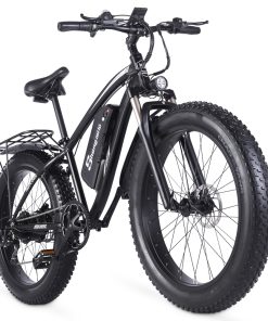 Shengmilo MX02S 1000W 48V 17Ah 26'' E-bike 40km/h Max Speed 40-50km Mileage Range 150kg Max Load - Black -rockbros-shop Shengmilo MX02S 1000W 48V 17Ah 26 E bike Black 498311 2