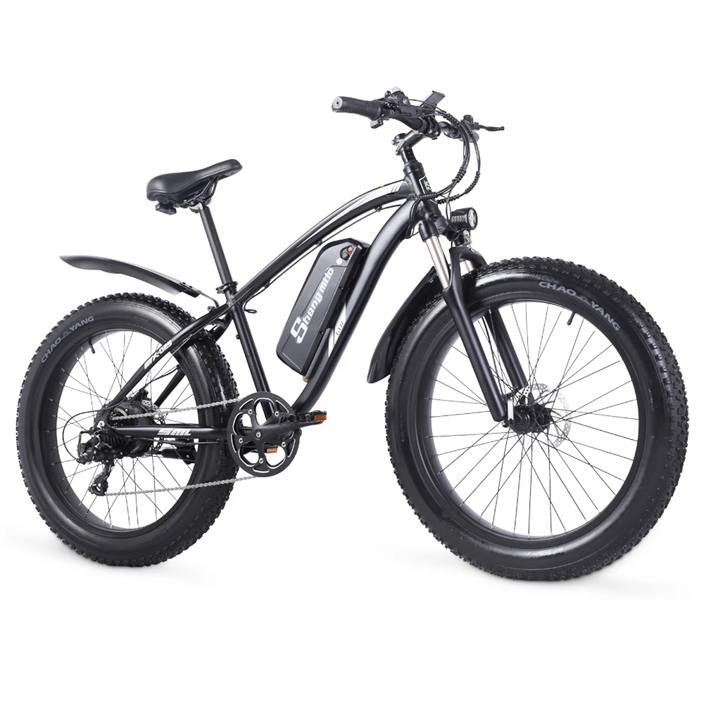Shengmilo MX02S 1000W 48V 17Ah 26'' E-bike 40km/h Max Speed 40-50km Mileage Range 150kg Max Load - Black 6 Shengmilo MX02S 1000W 48V 17Ah 26'' E-bike 40km/h Max Speed 40-50km Mileage Range 150kg Max Load - Black - Image 4