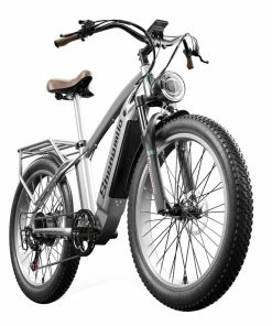 Shengmilo MX04 26*3.0 Inch Fat Tire Electric Moped Bike Mountain Bicycle Bafang 500W Motor 48V 15Ah LG Battery 40Km/h Max Speed Shimano 7-Speed Gear 110KM Max Range IP64 Waterproof TEKTRO E500 Oil Brake -rockbros-shop Shengmilo MX04 26 3 0 inch Fat Tire Electric Moped Bike 518264 2