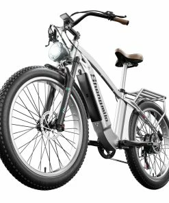 Shengmilo MX04 26*3.0 Inch Fat Tire Electric Moped Bike Mountain Bicycle Bafang 500W Motor 48V 15Ah LG Battery 40Km/h Max Speed Shimano 7-Speed Gear 110KM Max Range IP64 Waterproof TEKTRO E500 Oil Brake -rockbros-shop Shengmilo MX04 26 3 0 inch Fat Tire Electric Moped Bike 518264 4