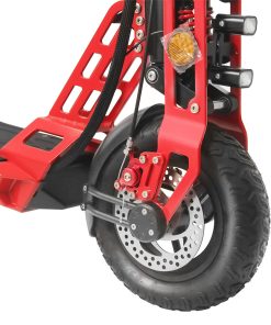 Spetime M6 Electric Scooter 600W 13Ah Battery 40km Range 40km/h Max Speed 100kg Load - Red -rockbros-shop Spetime M6 Electric Scooter Red 506526 3