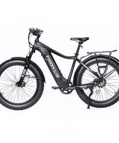 Troxus Explorer Step Over Electric Bike 26*4.0 Inch Fat Tire 750W Bafang Motor 45Km/h Speed 48V 20Ah Samsung Battery Shimano 8 Speed 125kg Load - Black 5 Troxus Explorer Step Over Electric Bike 26*4.0 Inch Fat Tire 750W Bafang Motor 45Km/h Speed 48V 20Ah Samsung Battery Shimano 8 Speed 125kg Load - Black -rockbros-shop Troxus Explorer Step Over Electric Bike Black 519327 2
