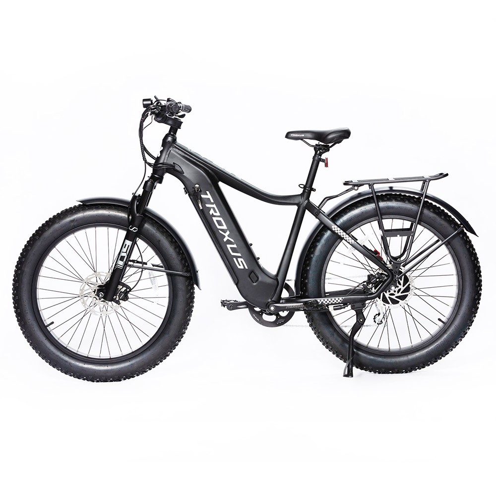Troxus Explorer Step Over Electric Bike 26*4.0 Inch Fat Tire 750W Bafang Motor 45Km/h Speed 48V 20Ah Samsung Battery Shimano 8 Speed 125kg Load - Black Troxus Explorer Step Over Electric Bike 26*4.0 Inch Fat Tire 750W Bafang Motor 45Km/h Speed 48V 20Ah Samsung Battery Shimano 8 Speed 125kg Load - Black -rockbros-shop Troxus Explorer Step Over Electric Bike Black 519327 2