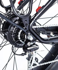 Troxus Explorer Step Over Electric Bike 26*4.0 Inch Fat Tire 750W Bafang Motor 45Km/h Speed 48V 20Ah Samsung Battery Shimano 8 Speed 125kg Load - Black 7 Troxus Explorer Step Over Electric Bike 26*4.0 Inch Fat Tire 750W Bafang Motor 45Km/h Speed 48V 20Ah Samsung Battery Shimano 8 Speed 125kg Load - Black -rockbros-shop Troxus Explorer Step Over Electric Bike Black 519327 5