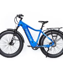 Troxus Explorer Step Over Electric Bike 26*4.0 Inch Fat Tire 750W Bafang Motor 45Km/h Speed 48V 20Ah Samsung Battery Shimano 8 Speed 125kg Load - Blue 4 Troxus Explorer Step Over Electric Bike 26*4.0 Inch Fat Tire 750W Bafang Motor 45Km/h Speed 48V 20Ah Samsung Battery Shimano 8 Speed 125kg Load - Blue -rockbros-shop Troxus Explorer Step Over Electric Bike Blue 519328 1