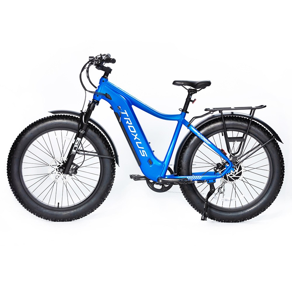 Troxus Explorer Step Over Electric Bike 26*4.0 Inch Fat Tire 750W Bafang Motor 45Km/h Speed 48V 20Ah Samsung Battery Shimano 8 Speed 125kg Load - Blue Troxus Explorer Step Over Electric Bike 26*4.0 Inch Fat Tire 750W Bafang Motor 45Km/h Speed 48V 20Ah Samsung Battery Shimano 8 Speed 125kg Load - Blue -rockbros-shop Troxus Explorer Step Over Electric Bike Blue 519328 1