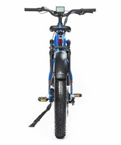 Troxus Explorer Step Over Electric Bike 26*4.0 Inch Fat Tire 750W Bafang Motor 45Km/h Speed 48V 20Ah Samsung Battery Shimano 8 Speed 125kg Load - Blue -rockbros-shop Troxus Explorer Step Over Electric Bike Blue 519328 4