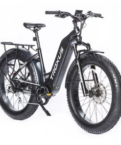 Troxus Explorer Step Thru Electric Bike 26*4.0 Inch Fat Tire 750W Bafang Motor 45Km/h Speed 48V 20Ah Samsung Battery Shimano 8 Speed 125kg Load - Black 3 Troxus Explorer Step Thru Electric Bike 26*4.0 Inch Fat Tire 750W Bafang Motor 45Km/h Speed 48V 20Ah Samsung Battery Shimano 8 Speed 125kg Load - Black -rockbros-shop Troxus Explorer Step Thru Electric Bike Black 519329 0