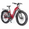Troxus Explorer Step Thru Electric Bike 26*4.0 Inch Fat Tire 750W Bafang Motor 45Km/h Speed 48V 20Ah Samsung Battery Shimano 8 Speed 125kg Load - Red -rockbros-shop Troxus Explorer Step Thru Electric Bike Red 519330 0