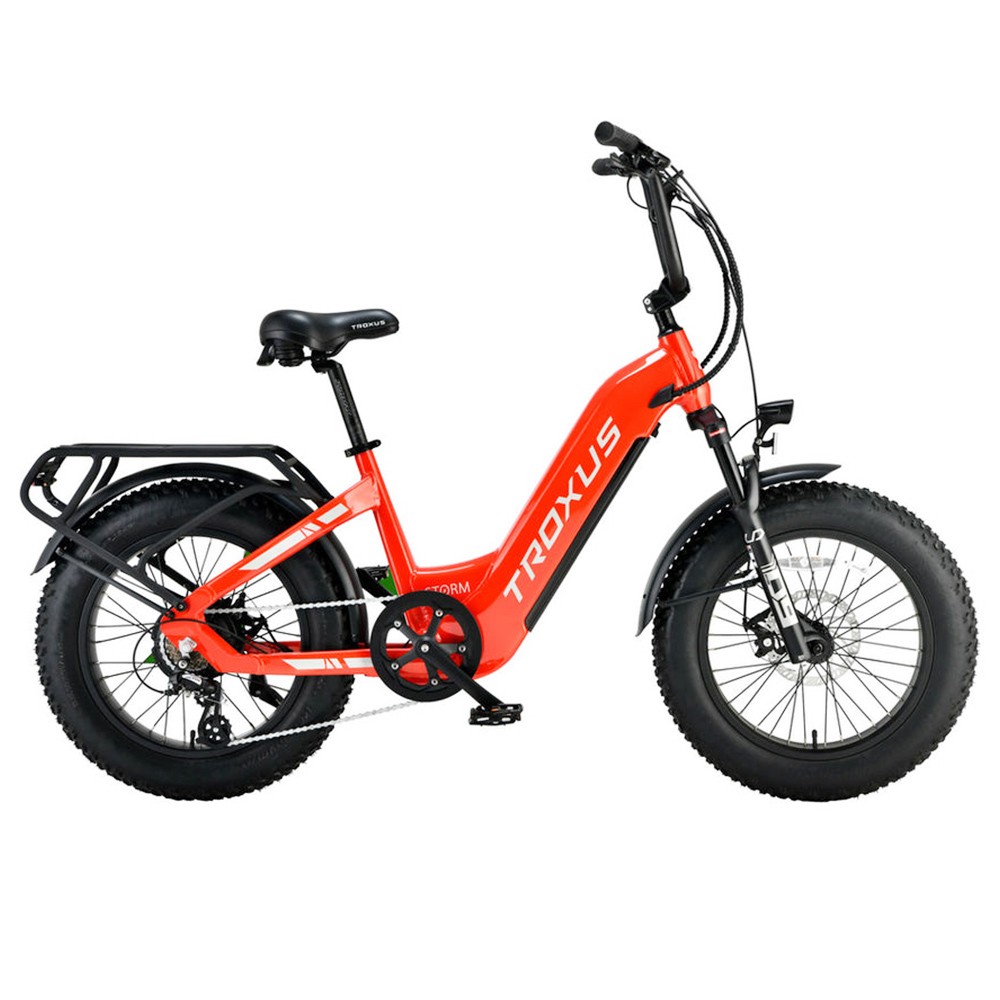 Troxus Lynx Electric Bike 20*4.0 Inch Fat Tire 750W Bafang Brushless Motor 45Km/h Speed 48V 20Ah Samsung Battery Up to 62 Miles Range Shimano 8 Speed - Red Troxus Lynx Electric Bike 20*4.0 Inch Fat Tire 750W Bafang Brushless Motor 45Km/h Speed 48V 20Ah Samsung Battery Up To 62 Miles Range Shimano 8 Speed - Red -rockbros-shop Troxus Lynx 20 Fat Tire Electric Bike Red 519326 0