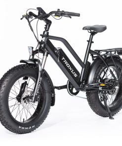 Troxus SkyHopper Electric Bike 20*4.0 Inch Fat Tire 750W Brushless Motor 42Km/h Speed 48V 12.8Ah Samsung Battery Up To 40 Miles Range Shimano 7-Speed