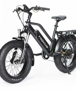 Troxus SkyHopper Electric Bike 20*4.0 Inch Fat Tire 750W Brushless Motor 42Km/h Speed 48V 12.8Ah Samsung Battery Up To 40 Miles Range Shimano 7-Speed