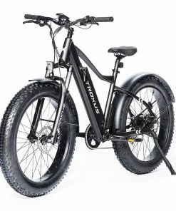 Troxus Vulcanus Electric Bike 26*4.0 Inch Fat Tire 750W Motor 42Km/h Speed 48V 16Ah Samsung Battery 7-Speed Shimano GearRoad Snow Mountain Bike