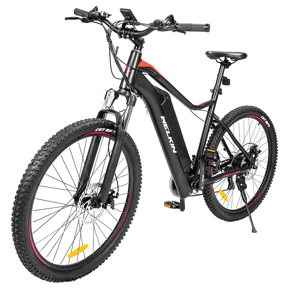 WELKIN WKEM001 Electric Bicycle 350W Brushless Motor 36V 10.4Ah Battery 27.5*2.25'' Tires Mountain Bike - Black&Red WELKIN WKEM001 Electric Bicycle 350W Brushless Motor 36V 10.4Ah Battery 27.5*2.25'' Tires Mountain Bike - Black&Red -rockbros-shop WELKIN WKEM001 Electric Bicycle 350W Mountain Bike Black Red 505892 2