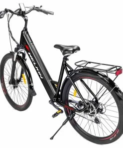 WELKIN WKEM002 Electric Bicycle 27.5*1.95 Inch Tires City Bike 250W Brushless Motor 25Km/h Max Speed 36V 10.4Ah Battery 120KG Max Load - Black -rockbros-shop WELKIN WKEM002 Electric Bicycle 350W City Bike Black 505893 2