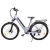 WELKIN WKEM002 Electric Bicycle 27.5*1.95 Inch Tires City Bike 250W Brushless Motor 25Km/h Max Speed 36V 10.4Ah Battery 120KG Max Load - Silver 2 WELKIN WKEM002 Electric Bicycle 27.5*1.95 Inch Tires City Bike 250W Brushless Motor 25Km/h Max Speed 36V 10.4Ah Battery 120KG Max Load - Silver -rockbros-shop WELKIN WKEM002 Electric Bicycle 350W City Bike Silver 505894 0