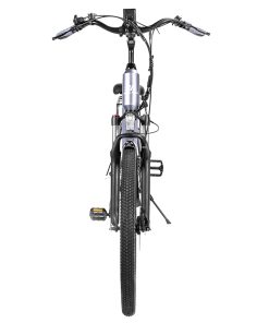 WELKIN WKEM002 Electric Bicycle 27.5*1.95 Inch Tires City Bike 250W Brushless Motor 25Km/h Max Speed 36V 10.4Ah Battery 120KG Max Load - Silver -rockbros-shop WELKIN WKEM002 Electric Bicycle 350W City Bike Silver 505894 3