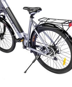 WELKIN WKEM002 Electric Bicycle 27.5*1.95 Inch Tires City Bike 250W Brushless Motor 25Km/h Max Speed 36V 10.4Ah Battery 120KG Max Load - Silver -rockbros-shop WELKIN WKEM002 Electric Bicycle 350W City Bike Silver 505894 4