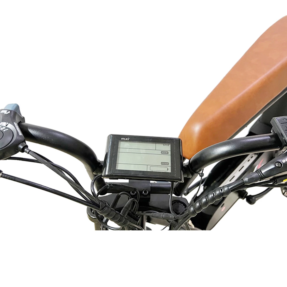 WELKIN WKEM003 Electric Bike 20*4.0 Inch Fat Tires Retro Bicycle 1200W Motor 48V 18Ah Battery 60-70KM Range 45Km/h Max Speed 200KG Max Load - Black 5 WELKIN WKEM003 Electric Bike 20*4.0 Inch Fat Tires Retro Bicycle 1200W Motor 48V 18Ah Battery 60-70KM Range 45Km/h Max Speed 200KG Max Load - Black - Image 3