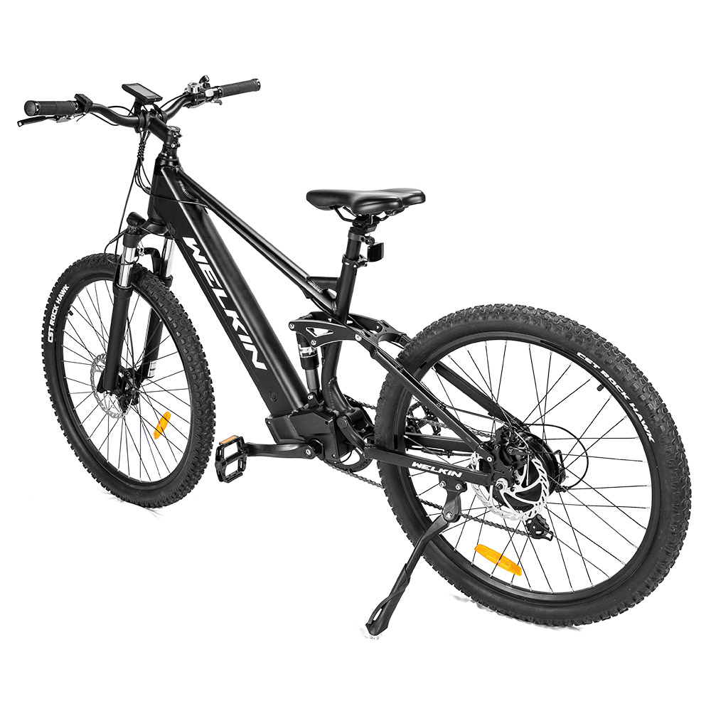 WELKIN WKES002 Electric Bicycle 350W Brushless Motor 48V 10Ah Battery 27.5*2.25'' Tires Mountain Bike - Black WELKIN WKES002 Electric Bicycle 350W Brushless Motor 48V 10Ah Battery 27.5*2.25'' Tires Mountain Bike - Black -rockbros-shop WELKIN WKES002 Electric Bicycle 350W Mountain Bike Black 505889 2