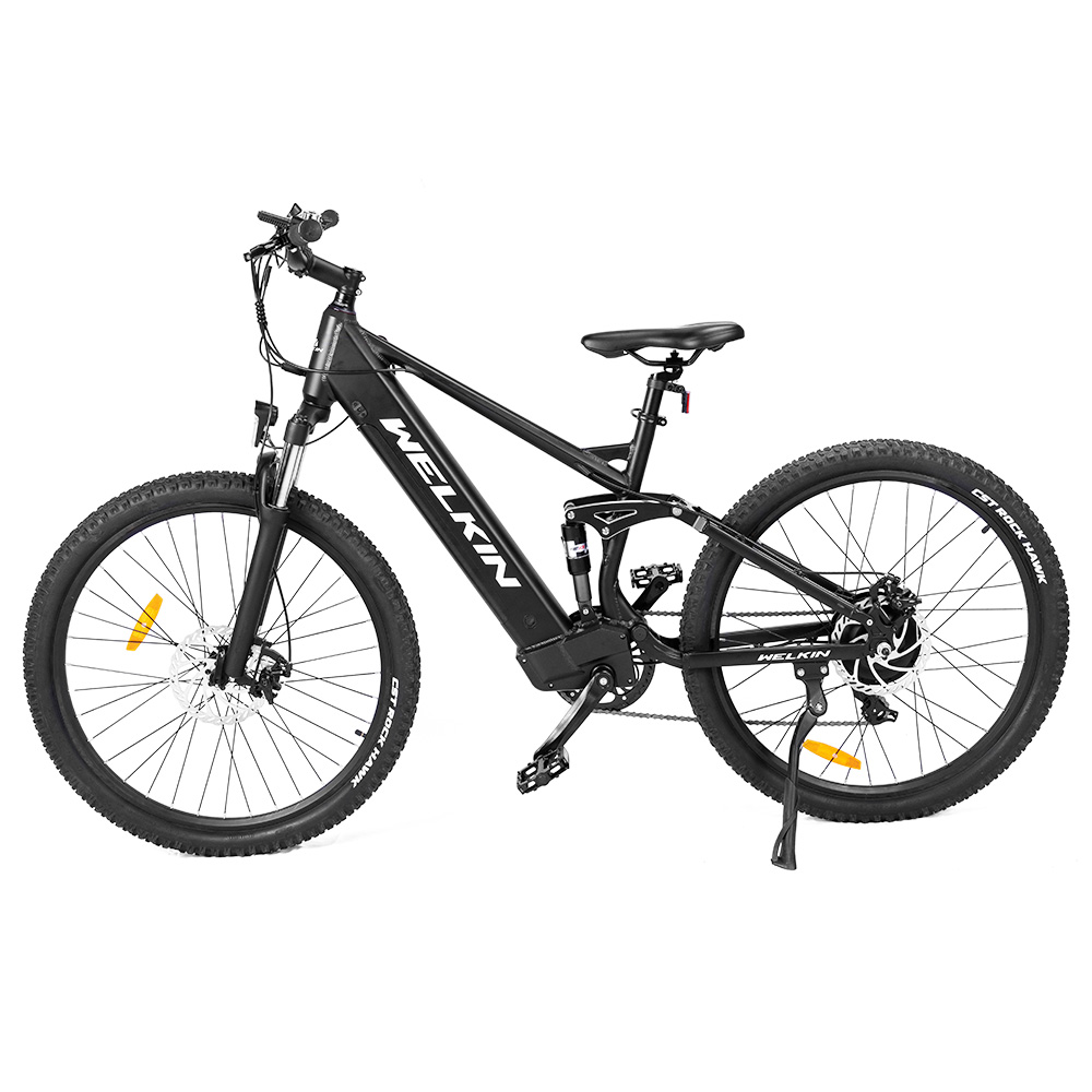 WELKIN WKES002 Electric Bicycle 350W Brushless Motor 48V 10Ah Battery 27.5*2.25'' Tires Mountain Bike - Black WELKIN WKES002 Electric Bicycle 350W Brushless Motor 48V 10Ah Battery 27.5*2.25'' Tires Mountain Bike - Black -rockbros-shop WELKIN WKES002 Electric Bicycle 350W Mountain Bike Black 505889 3