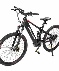 WELKIN WKES002 Electric Bicycle 350W Brushless Motor 48V 10Ah Battery 27.5*2.25'' Tires Mountain Bike - Black & Red 10 WELKIN WKES002 Electric Bicycle 350W Brushless Motor 48V 10Ah Battery 27.5*2.25'' Tires Mountain Bike - Black & Red -rockbros-shop WELKIN WKES002 Electric Bicycle 350W Mountain Bike Black Red 505890 2