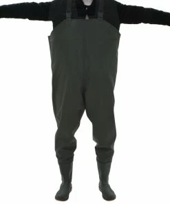 rockbros-shop -rockbros-shop Wading Pants with Boots Green Size 42 432623 1