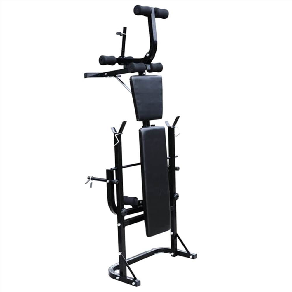 Weight Bench with Weight Rack, Barbell and Dumbbell Set 60.5kg Weight Bench With Weight Rack, Barbell And Dumbbell Set 60.5kg -rockbros-shop Weight Bench with Weight Rack Barbell and Dumbbell Set 60 5kg 489071 1