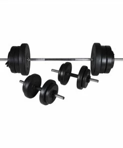 Weight Bench With Weight Rack, Barbell And Dumbbell Set 60.5kg -rockbros-shop Weight Bench with Weight Rack Barbell and Dumbbell Set 60 5kg 489071 5