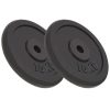 Weight Plates 2 Pcs 20 Kg Cast Iron 1 Weight Plates 2 Pcs 20 Kg Cast Iron -rockbros-shop Weight Plates 2 pcs 20 kg Cast Iron 433002 0