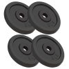 Weight Plates 4 Pcs 20 Kg Cast Iron -rockbros-shop Weight Plates 4 pcs 20 kg Cast Iron 432549 0