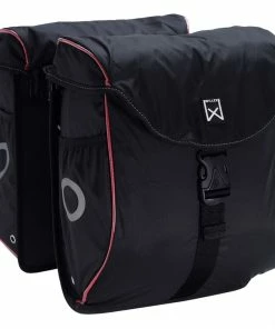Willex Bicycle Panniers 300 Flexi 24 L Black And Red