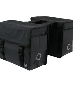 Willex Newspaper Bag Canvas 57 L Black And Matt Black 5 Willex Newspaper Bag Canvas 57 L Black And Matt Black -rockbros-shop Willex Newspaper Bag Canvas 57 L Black and Matt Black 428870 3