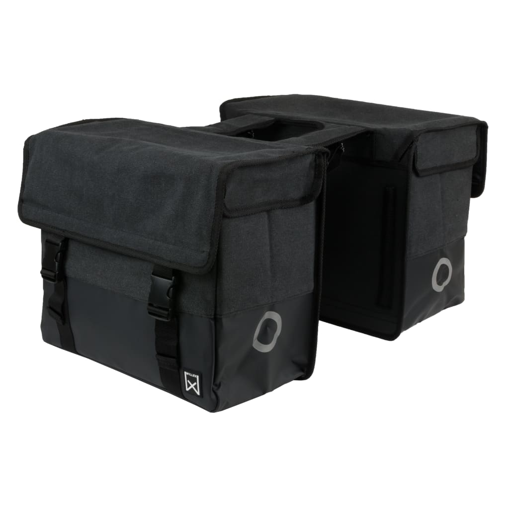 Willex Newspaper Bag Canvas 57 L Black and Matt Black Willex Newspaper Bag Canvas 57 L Black And Matt Black -rockbros-shop Willex Newspaper Bag Canvas 57 L Black and Matt Black 428870 3