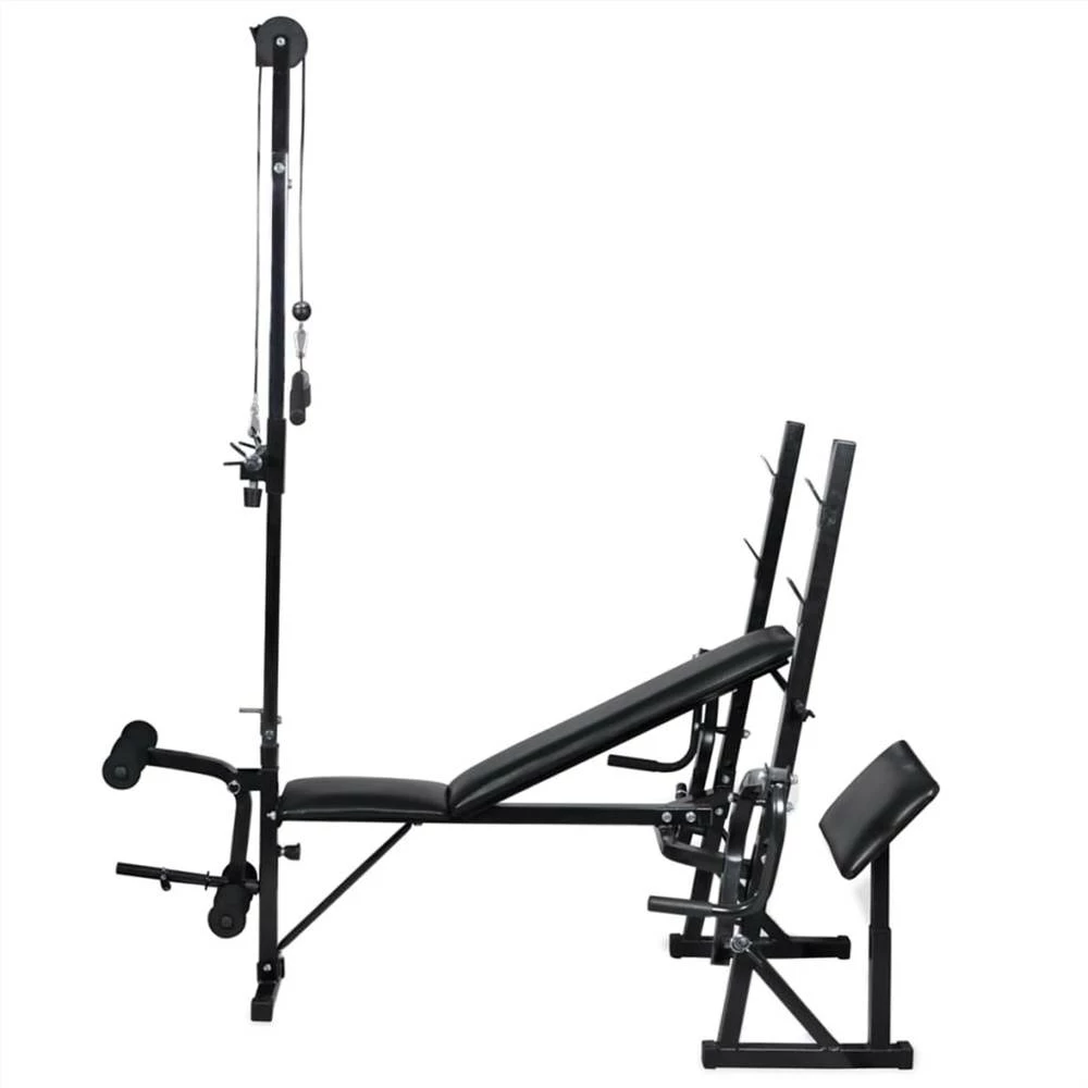 Workout Bench With Weight Rack, Barbell And Dumbbell Set 30.5kg 6 Workout Bench With Weight Rack, Barbell And Dumbbell Set 30.5kg - Image 4