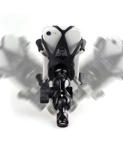 X-type Phone Holder Fit For 4-6" Phone GPS Fixed On E-Scooters Motorcycle Bike - Black -rockbros-shop X type Phone Holder Fit For 4 6 Phone Black 899948