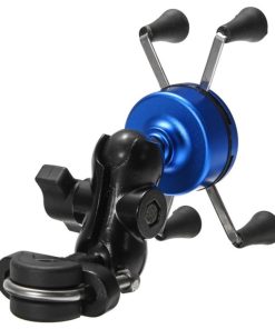 X-type Phone Holder Fit For 4-6" Phone GPS Fixed On E-Scooters Motorcycle Bike - Blue -rockbros-shop X type Phone Holder Fit For 4 6 Phone Blue 899938