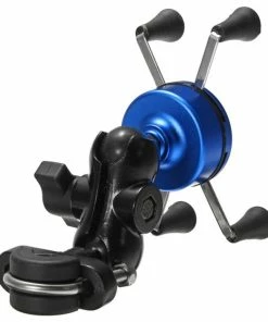 X-type Phone Holder Fit For 4-6" Phone GPS Fixed On E-Scooters Motorcycle Bike - Blue 11 X-type Phone Holder Fit For 4-6" Phone GPS Fixed On E-Scooters Motorcycle Bike - Blue -rockbros-shop X type Phone Holder Fit For 4 6 Phone Blue 899938