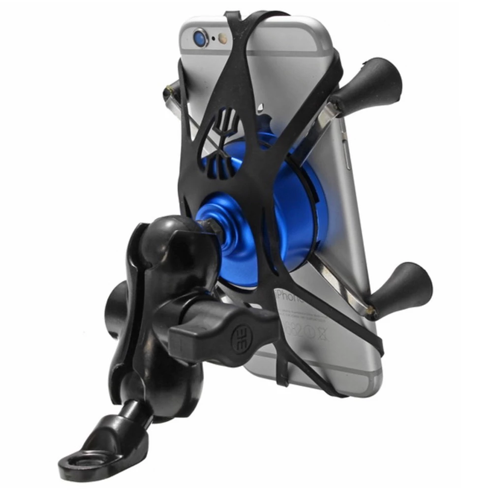 X-type Phone Holder Fit For 4-6" Phone GPS Fixed On E-Scooters Motorcycle Bike - Blue 7 X-type Phone Holder Fit For 4-6" Phone GPS Fixed On E-Scooters Motorcycle Bike - Blue - Image 5