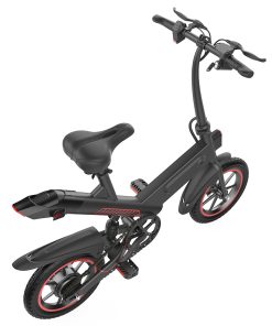 Y1 Electric Bike 350W Motor 36V 10.4Ah Battery 14'' Tire 25km/h Max Speed 30-40km Range - Black 5 Y1 Electric Bike 350W Motor 36V 10.4Ah Battery 14'' Tire 25km/h Max Speed 30-40km Range - Black -rockbros-shop Y1 Electric Bike 350W Motor 36V 10 4Ah Battery Black 507077 3