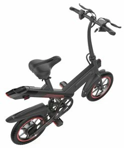 Y1 Electric Bike 350W Motor 36V 10.4Ah Battery 14'' Tire 25km/h Max Speed 30-40km Range - Black -rockbros-shop Y1 Electric Bike 350W Motor 36V 10 4Ah Battery Black 507077 3