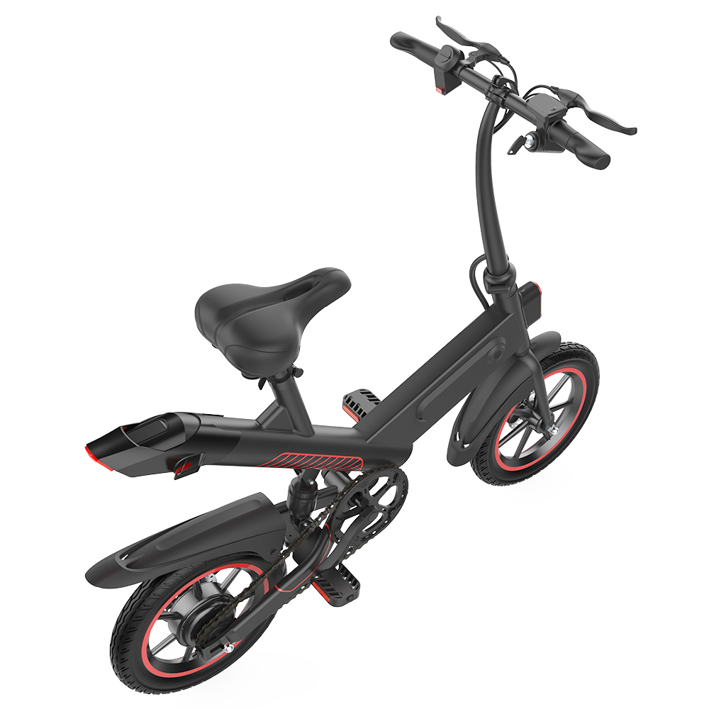 Y1 Electric Bike 350W Motor 36V 10.4Ah Battery 14'' Tire 25km/h Max Speed 30-40km Range - Black Y1 Electric Bike 350W Motor 36V 10.4Ah Battery 14'' Tire 25km/h Max Speed 30-40km Range - Black -rockbros-shop Y1 Electric Bike 350W Motor 36V 10 4Ah Battery Black 507077 3