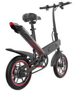 Y1 Electric Bike 350W Motor 36V 10.4Ah Battery 14'' Tire 25km/h Max Speed 30-40km Range - Black 7 Y1 Electric Bike 350W Motor 36V 10.4Ah Battery 14'' Tire 25km/h Max Speed 30-40km Range - Black -rockbros-shop Y1 Electric Bike 350W Motor 36V 10 4Ah Battery Black 507077 5