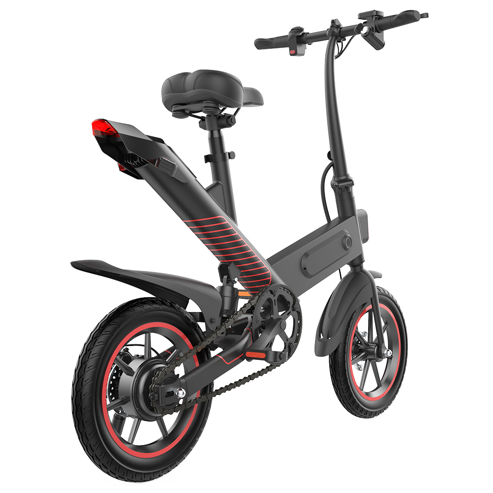 Y1 Electric Bike 350W Motor 36V 10.4Ah Battery 14'' Tire 25km/h Max Speed 30-40km Range - Black Y1 Electric Bike 350W Motor 36V 10.4Ah Battery 14'' Tire 25km/h Max Speed 30-40km Range - Black -rockbros-shop Y1 Electric Bike 350W Motor 36V 10 4Ah Battery Black 507077 5