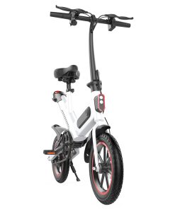 Y1 Electric Bike 350W Motor 36V 10.4Ah Battery 14'' Tire 25km/h Max Speed 30-40km Range - White -rockbros-shop Y1 Electric Bike 350W Motor 36V 10 4Ah Battery White 507078 2